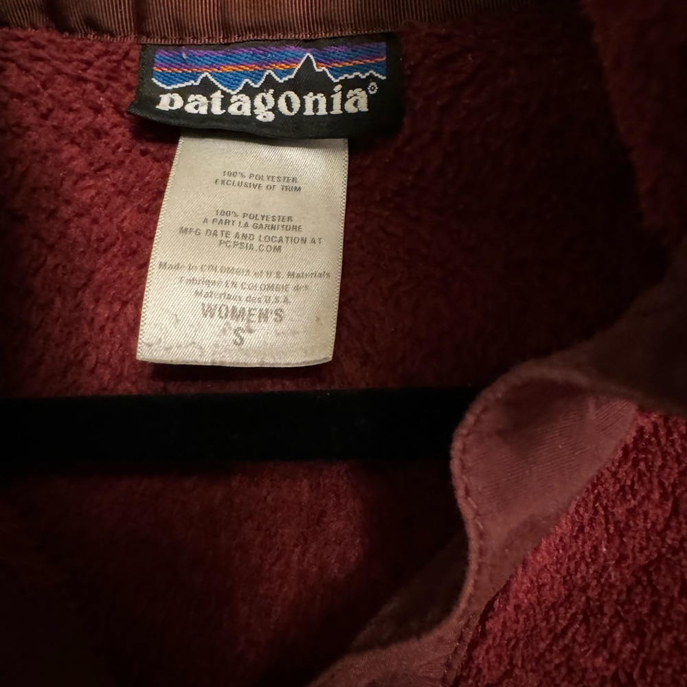 Patagonia Burgundy Fleece Pullover - Picture 4 of 4